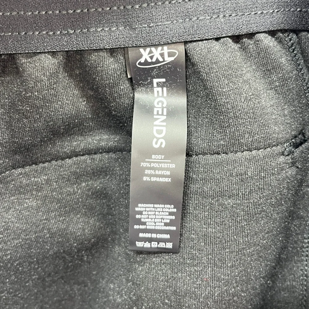 Legends Jogger Pants Mens XXL Luka Black Tapered Tech Fleece Active Streetwear